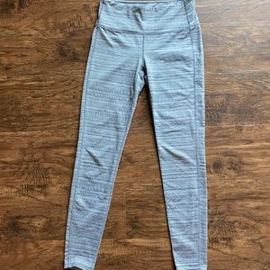 Full Length Athleta Grey Patterned Leggings, M